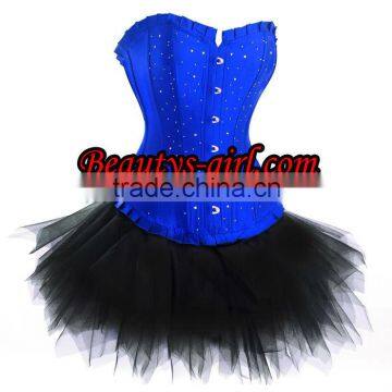 With drill models sexy burlesque corset corset sexy lingerie palace of high-grade girly corset