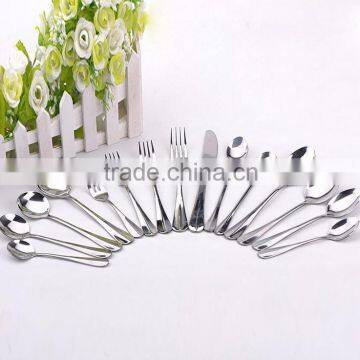 stainless steel Western food top grade Hotel dinner sets 2016 style Knife/Spoon/Fork/Coffee spoon/teaspoon C07
