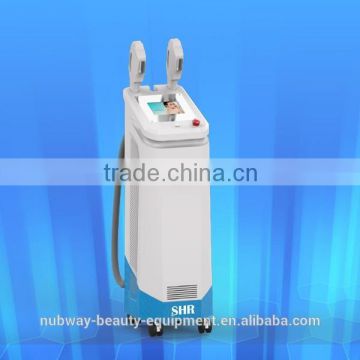 2015 new design shr ipl hair removal / spa touch hair removal machine