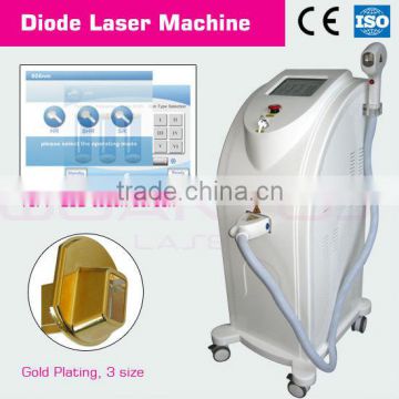 Back / Whisker 808nm Diode Laser Hair Removal Equipment/ 940 Diode Laser Pigmented Hair