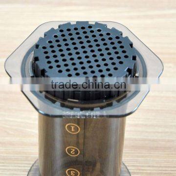 Portable Stainless Steel + Glass French Press Coffee Machine Shell Car/wild Outdoor Coffee Coffee Maker+filter