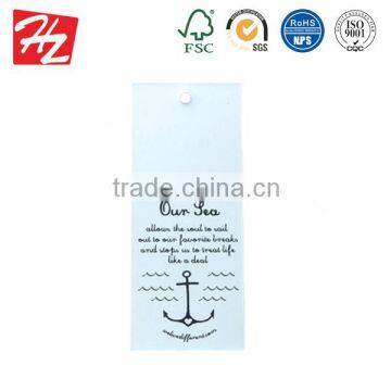 High quality full colour pringting string hang tag with high quality