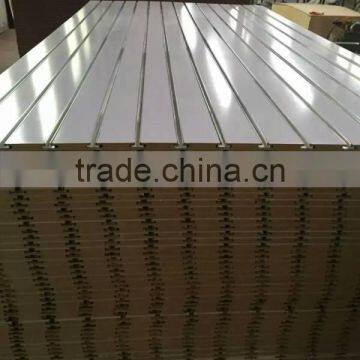 Sloted Melamine MDF Board