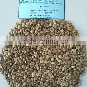 VIETNAMESE SUPPLIER OF UNWASHED ROBUSTA COFFEE BEANS SCREEN 18, 16 photo-2