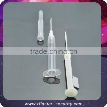 1.25x7mm rfid animal syringe for fish