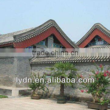 Waterproof porcelain roof tile used in temple