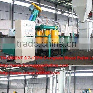 Complete Small Mobile Wood Pellet Plant for Sale (website: woodpelletmill002)