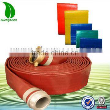 6 Inch Red Color Pvc Irrigation Lay Flat Hose photo-2