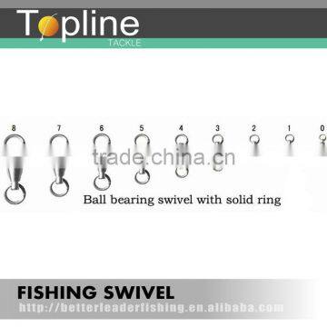 ball bearing swivel with solid ring