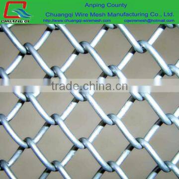 6ft pvc coating galvanized chain link fence for the garden and sports field