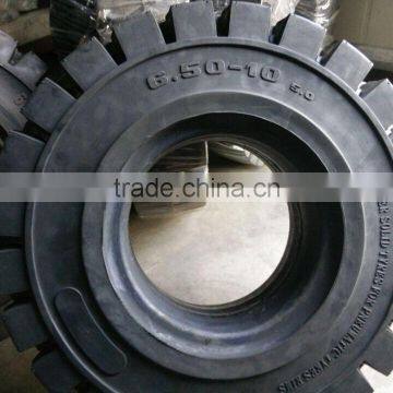 High Quality 6.50-10 NHS Forklift Tyre Industrial Rubber Tyre photo-2