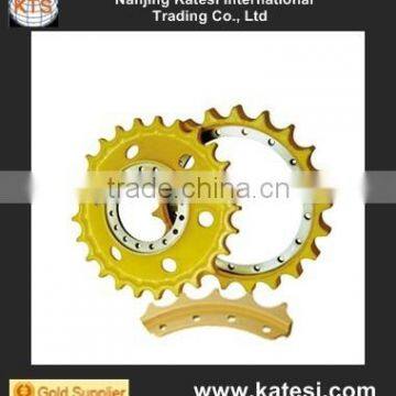 Chain sprocket for excavator and bulldozer