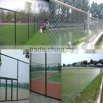 2'' Hot-dipped Galvanized Chain Link Fence for sport field