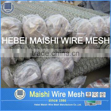 50mm Galvanized and Plastic Coated Chain Link Fence Factory photo-5