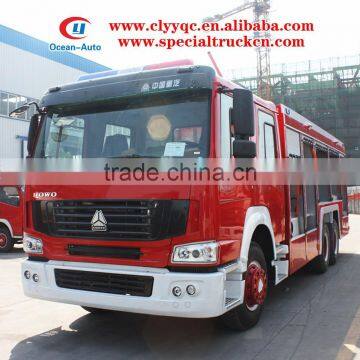 2015 HOT SINOTRUK 6X4 airport fire truck for sale HOWO 6X4 airport 12000 liter fire truck for sale