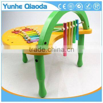 Wooden Musical Percussion Instruments Aeolian Bells Table Xylophone Drum Symbol Noisy /educational Wooden Toy/ photo-5