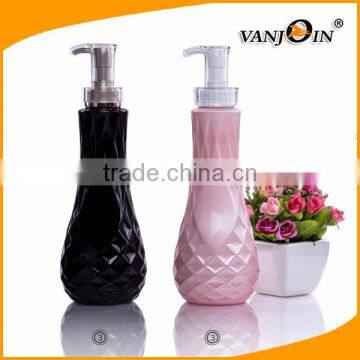 250ml 500ml 700ml Plastic Cosmetic Container, Customized Printing Hair Bottle Oil With Pump photo-6