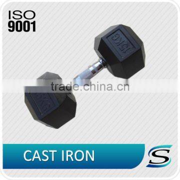 China Cast Iron Hex Dumbbells for Weight Lifting photo-2