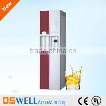 Standing water dispenser with ice maker