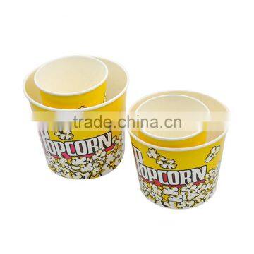 High Quality Disposable 32oz Decorative PE Coated Popcorn Paper Cup photo-2