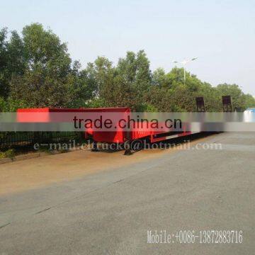 CLW 3 Axles 70 Ton Low Flatbed Transport Semi Trailer 18m