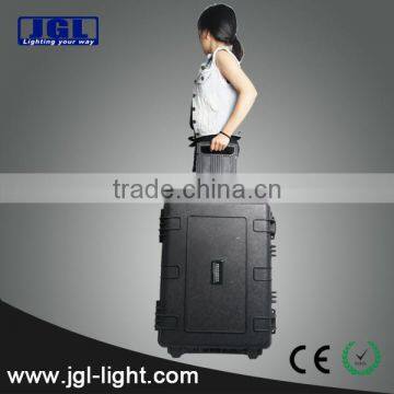 Multifunctional Commercial Remote Lighting Rechargeabl Portable Railway Spotlight With Black Case photo-3