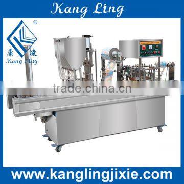 Jelly Filling and sealing Machine with 5 cups inline