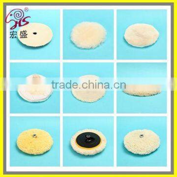 Hongsheng Product 100% Australian Wool Nylon Tape Backing Diamond Polishing Pads China Factory photo-6