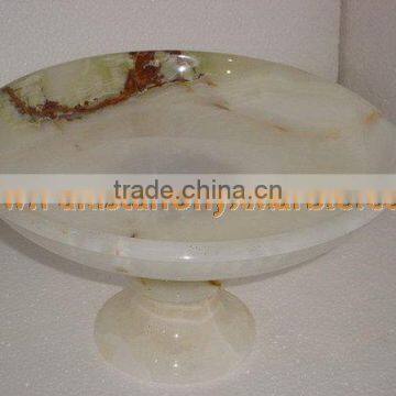 PAKISTAN SUPPLIER Cheap Price ONYX FRUIT TRAYS HANDICRAFTS