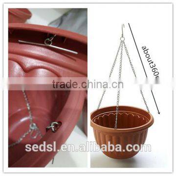 High-quality Self Watering Hanging Planter, Flower Pot with chain