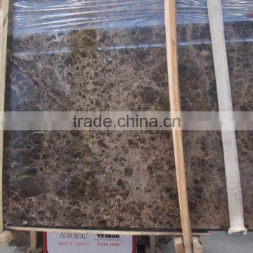 Customized Dark Emperador Marble Slab Table Top photo-2