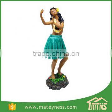 Posing Mini Doll Hula Girl Dashboard photo-2
