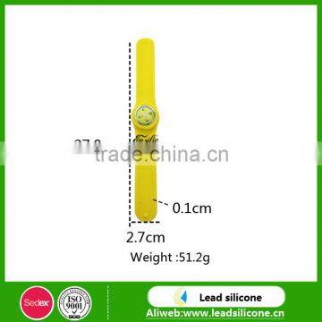 Customized Child Silicone Wirst Slap Watch photo-3