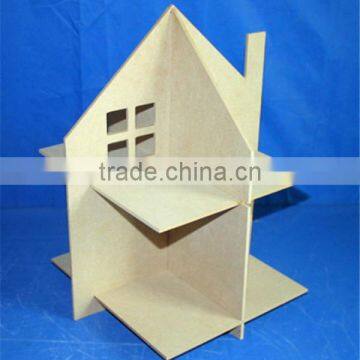 Unique Design Office Use Unfinished Desktop Wood Rack Display Shelf photo-2