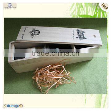 Handle Paulownia Raw Material Light Wine Slide Box photo-5