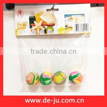 Plastic Bag Head Card Jumping Clear Bouncy Ball