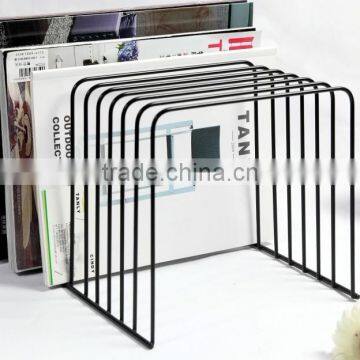 Hangzhou Supplier 11 Slot Metal Wire CD DVD Magazine Book Display Rack Stand photo-2