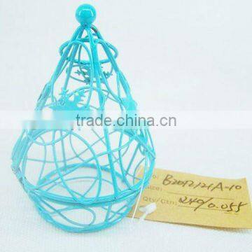 Wire Chocolate gif packaging box with round bottom for Christmas decor