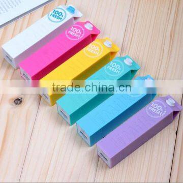 Gift Milk Power Bank 1200mAh to 2600mAh / Phone Power Bank photo-3
