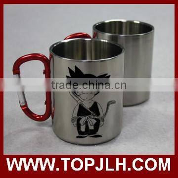 2017 Wholesale Stainless Steel Mug With Carabiner Handle photo-4