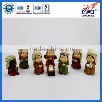 2017 NEW Style Polyresin Cartoon DIY Nativity Scene Sets for Sale