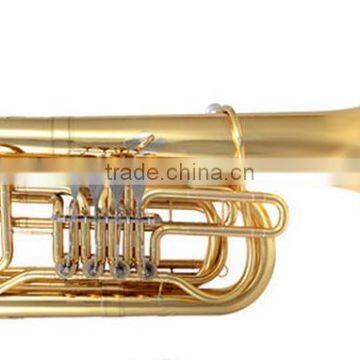 Bb key 4 key tuba for brass band