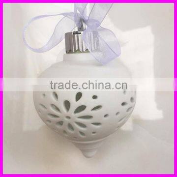 Wholesale Price Ceramic Gifts With Hollow LED Design Christmas Decoration photo-5