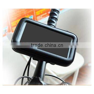 360 Degree Rotation Waterproof Case + Motorcycle Bicycle Handlebar Phone GPS Holder Mount for All 4-5" 5-6" Cell Phone 62688-L photo-5