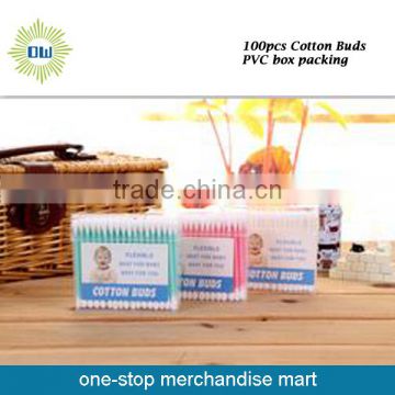 Plastic Stick Lint Free Cotton Buds