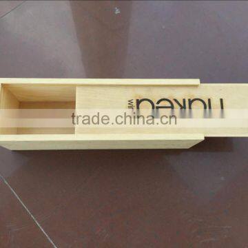 Red Wine Box Cheap Wooden Wine Boxes Pine Wood Wine Boxes photo-4