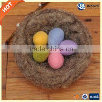 2017 amazon best gift Easter decoration felt colored Easter egg in large stock