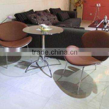 F36 coffee shop dining table chairs , event cafe table chairs