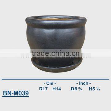Vietnamese Ceramic Glazed Mini Flower Pot BN-M038 photo-2