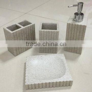 Bathroom set, set of FOUR (Cuboid)